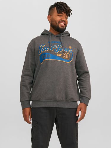 Plus Size Sweat À Capuche Imprimé - Jack & Jones - Modalova