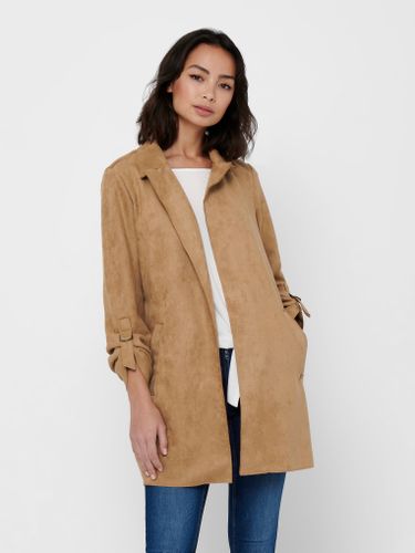 Faux Suede Coat - ONLY - Modalova