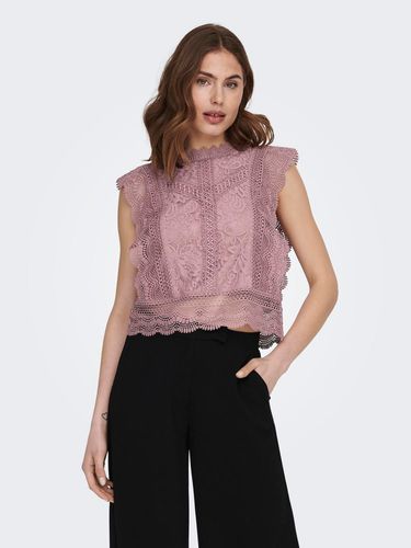 Cropped Lace Top - ONLY - Modalova