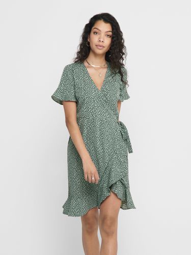 Mini Wrap Dress - ONLY - Modalova