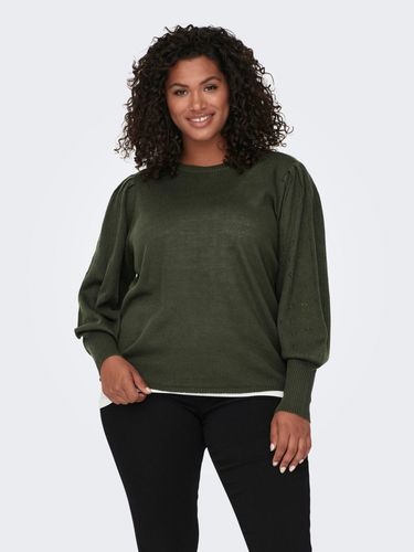 Curvy Knitted Pullover - ONLY - Modalova