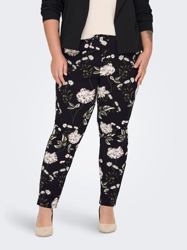 Curvy Patterned Classic Trousers - ONLY - Modalova