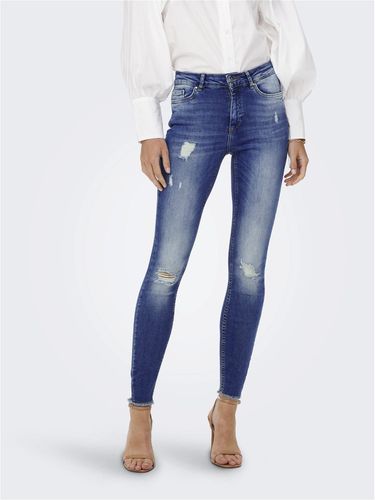 Onlblush Mid Ankle Destroyed Skinny Fit Jeans - ONLY - Modalova