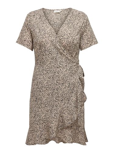 Curvy Mini Wrap Dress - ONLY - Modalova