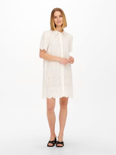 Bordado Vestido Camisero - ONLY - Modalova