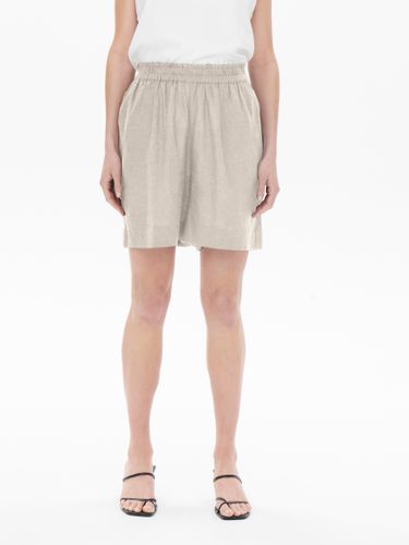 High Waisted Linen Blend Shorts - ONLY - Modalova