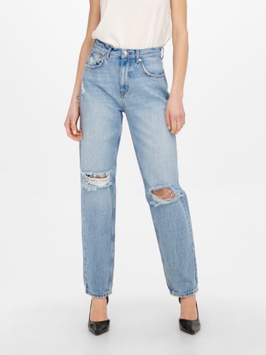 Onlrobyn Destroyed High Waisted Jeans - ONLY - Modalova