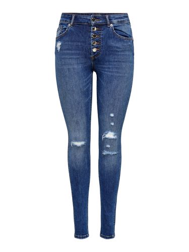 Tall Onlbobby Mid Waist Destroyed Skinny Fit Jeans - ONLY - Modalova