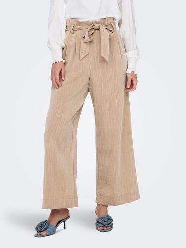 Flared Pants With Tie - ONLY - Modalova