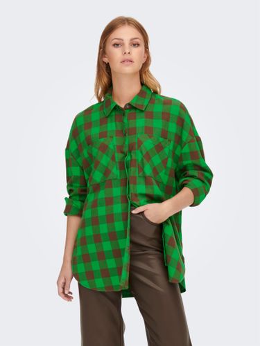 Holgado, A Cuadros Camisa De Manga Larga - ONLY - Modalova