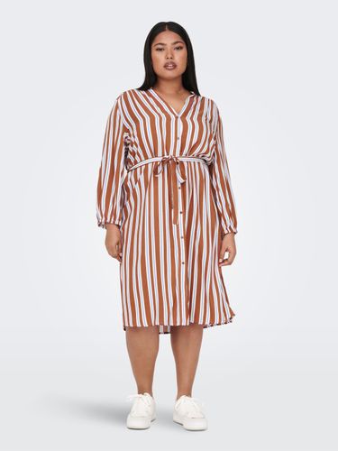 Curvy Striped Dress - ONLY - Modalova
