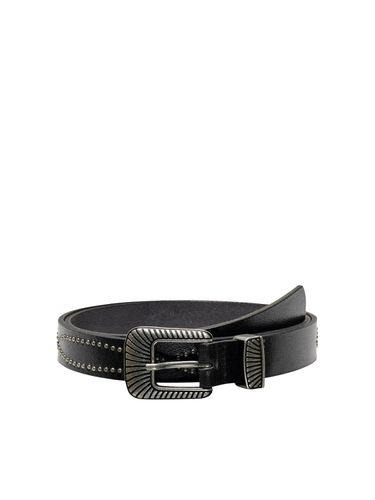 Detailed Leather Belt - ONLY - Modalova