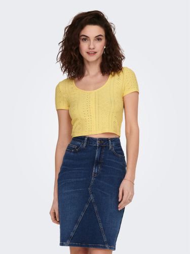 Regular Fit Round Neck Top - ONLY - Modalova