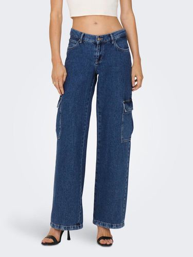Onlhoney Low Waist Wide Leg Cargo Jeans - ONLY - Modalova