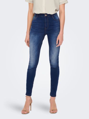 Skinny Fit High Waist Side Slits Jeans - ONLY - Modalova