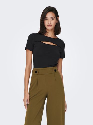 O-hals Top With Cut Out Detail - ONLY - Modalova