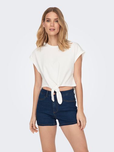 Cropped Top With Knot Detail - ONLY - Modalova