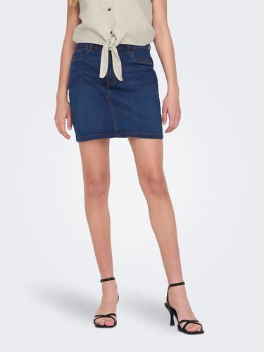 High Waisted Mini Denim Skirt - ONLY - Modalova