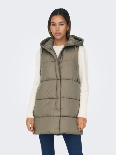 Hooded Puffer Vest - ONLY - Modalova