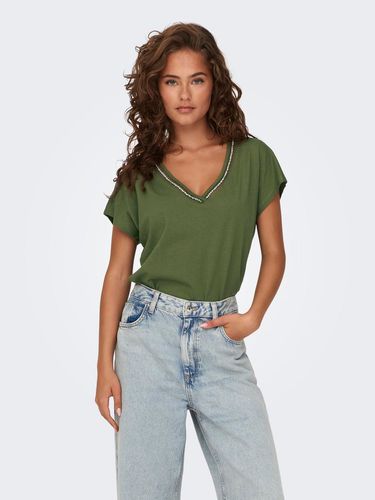 V-neck Top - ONLY - Modalova