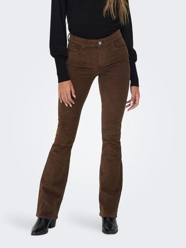 Pantalones Corte Flared Cintura Media Corte Bootcut - ONLY - Modalova