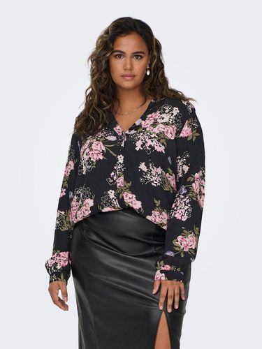 Curvy Shirt With V-neck - ONLY - Modalova