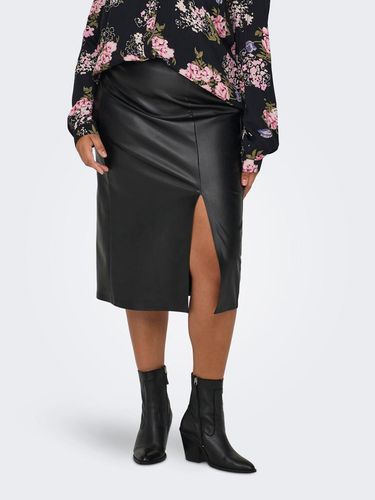 Curvy Faux Leather Skirt - ONLY - Modalova
