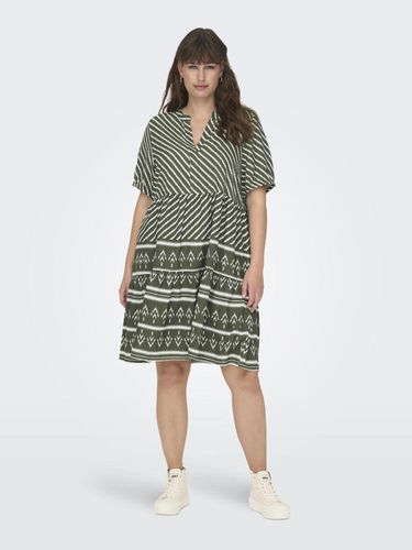 Curvy Printed Dress - ONLY - Modalova
