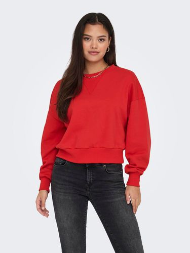 Solid Colored O-neck Sweatshirt - ONLY - Modalova