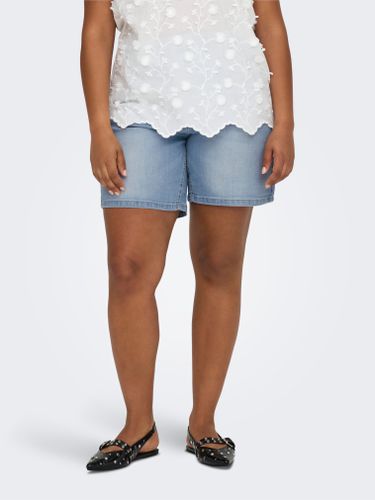 Shorts Corte Wide Leg Cintura Alta - ONLY - Modalova