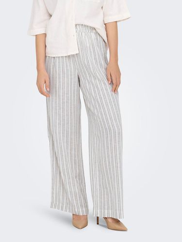 Linen Pants With High Waist - ONLY - Modalova