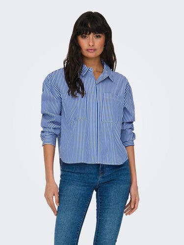 Short Shirt With Stripes - ONLY - Modalova