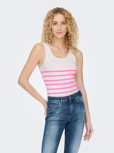 Top Corte Regular Cuello Redondo - ONLY - Modalova