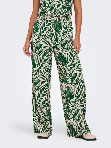 High Waist Pants With Pattern - ONLY - Modalova