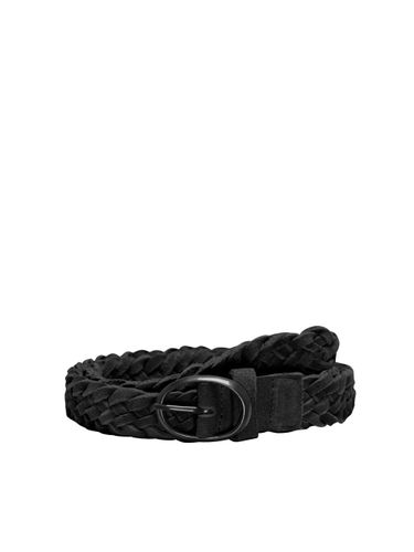 Braided Leather Belt - ONLY - Modalova