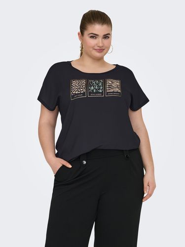 Curvy Printed T-shirt - ONLY - Modalova