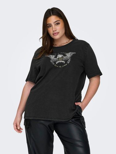 Curvy O-neck T-shirt - ONLY - Modalova