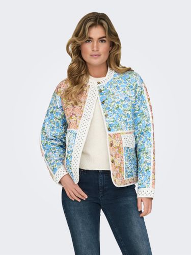 Quilted Patch Work Jacket - ONLY - Modalova