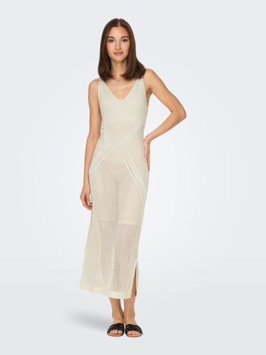 Maxi Knitted Dress With Slits - ONLY - Modalova