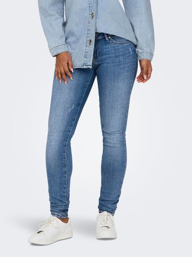 Skinny Fit Super Low Waist Jeans - ONLY - Modalova