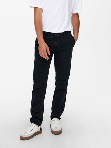 Mid Waist Chino Trousers - ONLY & SONS - Modalova