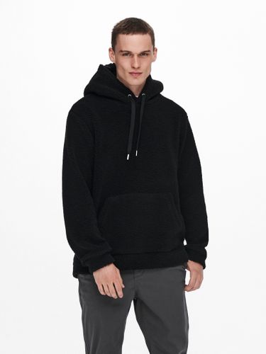 Teddy Hoodie Sweatshirt - ONLY & SONS - Modalova