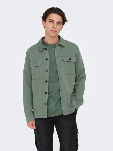 Solid Colored Shacket - ONLY & SONS - Modalova