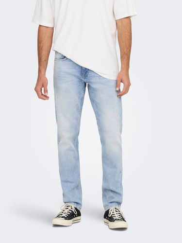 Onsweft Regular Light Blue Jeans - ONLY & SONS - Modalova