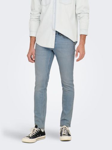 Onsloom Slim Light Blue Denim Jeans - ONLY & SONS - Modalova