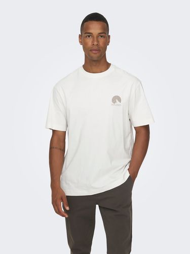Relaxed Fit O-neck T-shirt - ONLY & SONS - Modalova