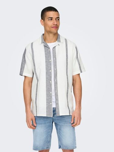 Regular Fit Resort Collar Shirt - ONLY & SONS - Modalova