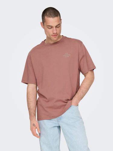 Relaxed Fit Round Neck T-shirt - ONLY & SONS - Modalova