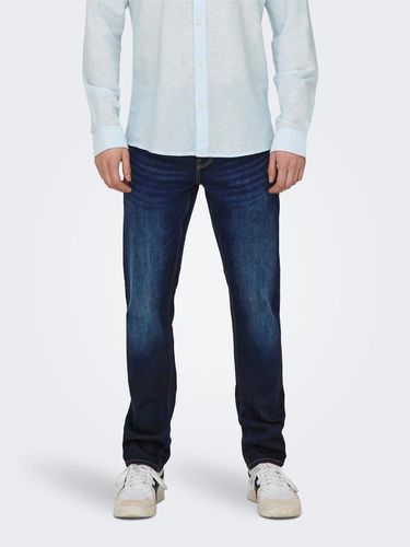 Slim Fit Low Rise Jeans - ONLY & SONS - Modalova