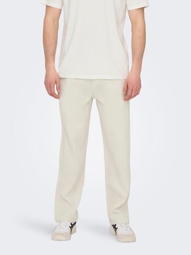 Loose Fit Trousers - ONLY & SONS - Modalova